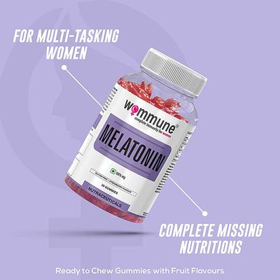Wommune Melatonin Gummies - Strawberry 30's - Mental Health