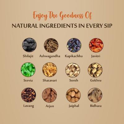 Upakarma Ayurveda Pure Shilajit Tea Sachet (Pack of 20 x 1000 mg) - Teas