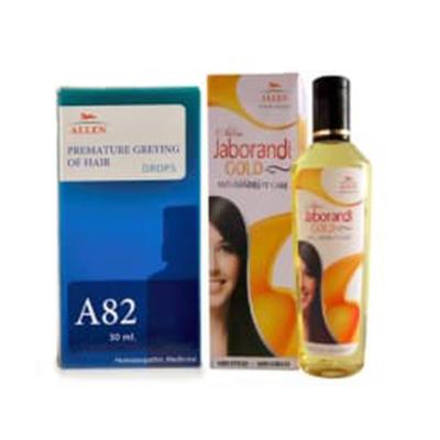 Allen Hair Care Combo Pack (A82 + Jaborandi Gold Oil) - Personal Care(Homeopathy)