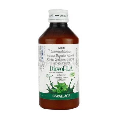 Diovol Forte Mint Syrup 170ml - Ulcer/Reflux/Flatulence-Aaa