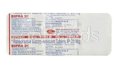 Bipra 20mg Tablet 10'S - Ulcer/Reflux/Flatulence-Aaa