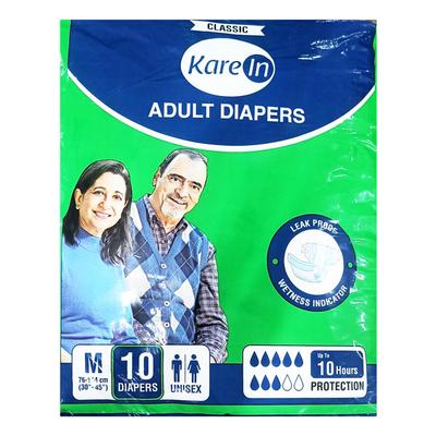 Kare In Classic Adult Diaper (M) (76-114 cm) 10's - Adult Diapers & Pads
