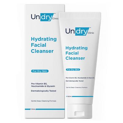 Undry Clinic Hydrating Facial Cleanser For Dry Skin 100 ml - Face Wash & Cleansers