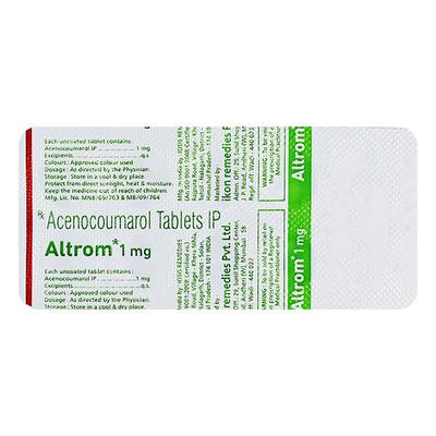 ALTROM 1gm Tablet 10's - Blood Clot-Ant