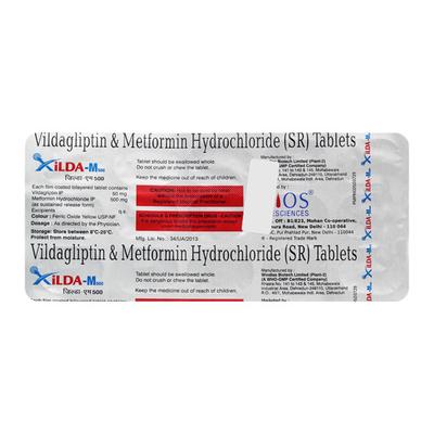 XILDA M 500 Tablet 15's - Diabetes-Ant