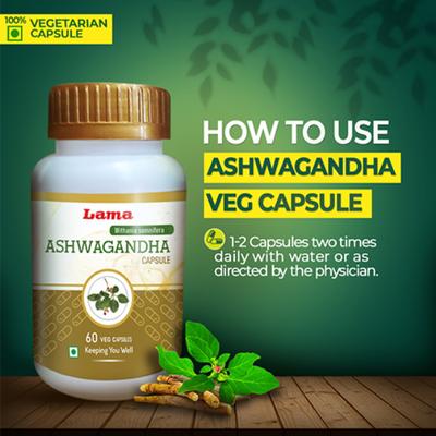 Lama Ashwagandha Capsule 60's - Ashwagandha