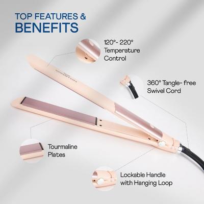 Winston Corded Hair Straightener - Pink - Straighteners