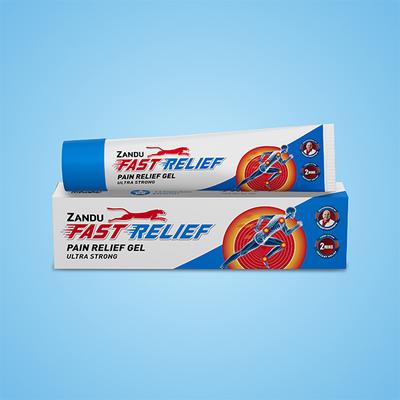 Zandu Ultra Strong Fast Relief Gel 45 ml - Pain Relief (Ayush)