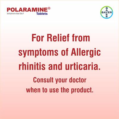 Polaramine 2mg Tablet 10'S - Allergies-Ant