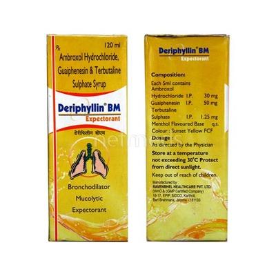 Deriphyllin BM Expectorant 120ml - Cough And Cold-Cou