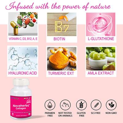 Novaherbs Novalife Collagen Dietary Supplement Tablets 60's - Multi-Vitamins