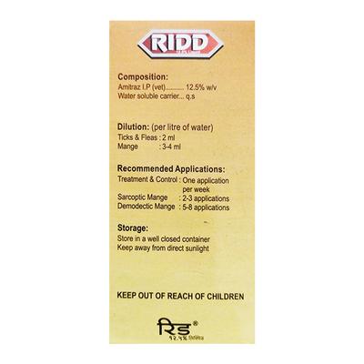 Ridd Liquid 60 ml - Pet Grooming