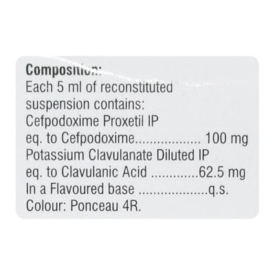 Podxetil CV 100/62.5mg Suspension 30ml - Bacterial Infections-Cep