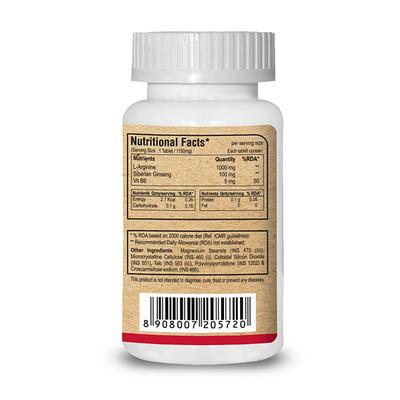 Pure Nutrition L-Arginine Plus Tablet 60's - Amino Acids