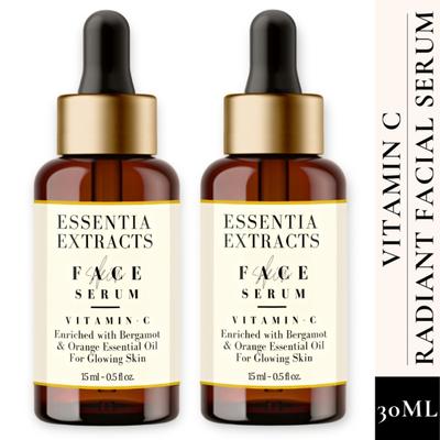 Essentia Extracts Radiant Facial Serum - Vitamin C (Pack of 2 x 15 ml) 1's - Face Serum