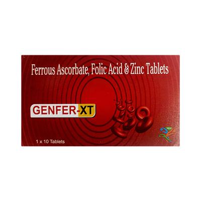 GENFER XT Tablet 10's - Iron Supplement/Anaemia-Vma