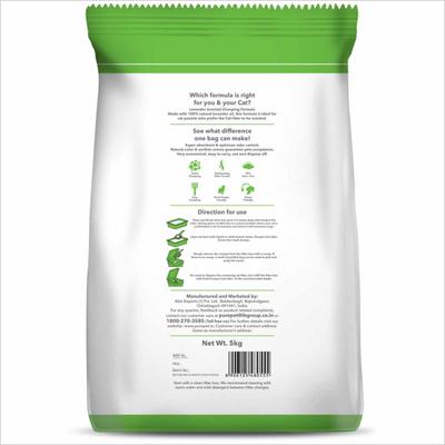 Purepet Clumping Lavender Fragrance Cat Litter (for Multiple Cats) 5000 gm - Pet accessories