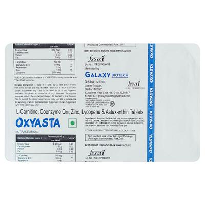 OXYASTA Tablet 10's - Supplements-Sup
