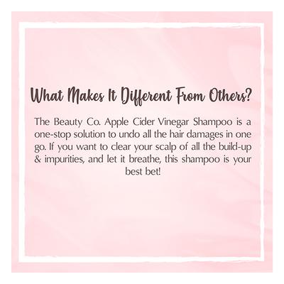 The Beauty Co. Hair Shampoo - Apple Cider Vinegar 300 ml - Shampoos