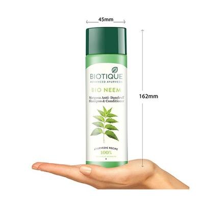Biotique Bio Neem Margosa Anti-Dandruff Shampoo & Conditioner 190 ml (N) - Shampoos