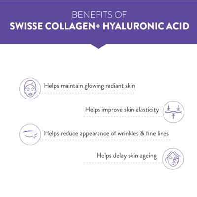 Swisse Beauty Collagen + Hyaluronic Acid Tablet 30's - Hair & Skin