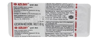 Azilday 80mg Tablet 10'S - Hypertension-Ang
