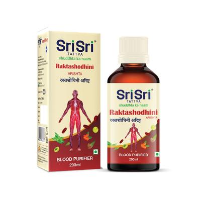 Sri Sri Tattva Raktashodhini Arishta Syrup 200 ml - Cough Syrup