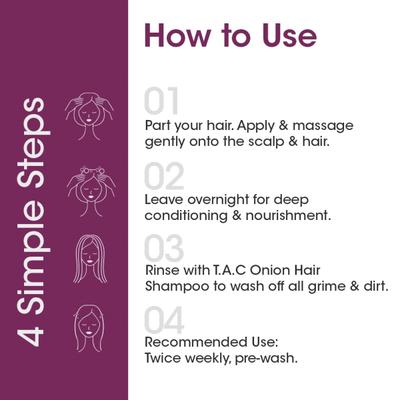 TAC The Ayurveda Co. Onion Hair Oil with Ginger 100 ml - Hair Oils