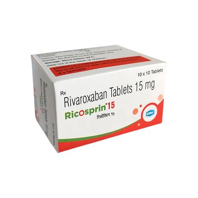 RICOSPRIN 15mg Tablet 10's - Blood Clot-Ant