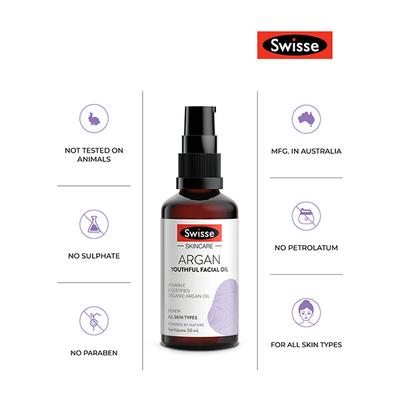 Swisse Skincare Argan Youthful Facial Oil 50 ml - Face Creams