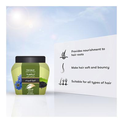 Trichup Black Seed Herbal Hair Cream 200 ml - Hair Creams