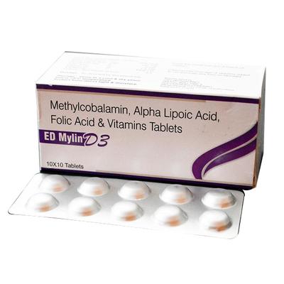 ED MYLIN D3 Tablet 10's - Supplements-Sup