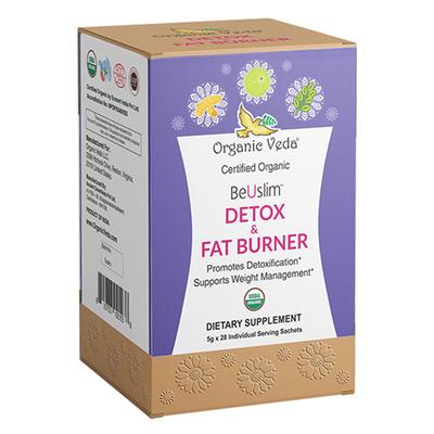 Organic Veda BeUslim Detox & Fat Burner Sachet 28's - Speciality Medicines