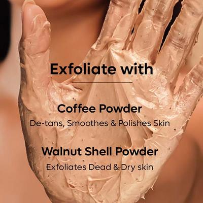 Mcaffeine Shimmer Body Scrub with Coffee for Smooth and Glowing Skin Limited Edition 150 gm - Scrubs & Exfoliants