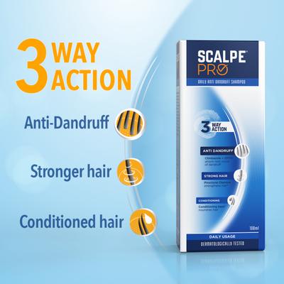 Scalpe Pro Daily Anti Dandruff Shampoo 100 ml - Shampoos