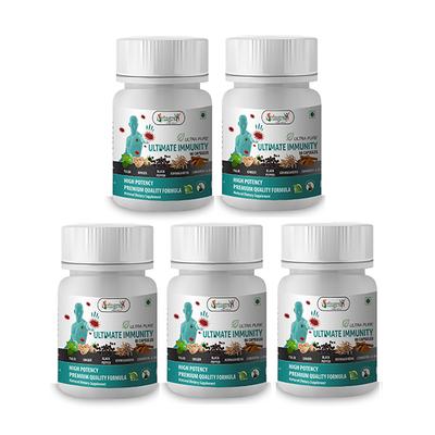 Vringra Ultra Pure Ultimate Immunity Capsule (Pack of 5 X 60's) - Health Products