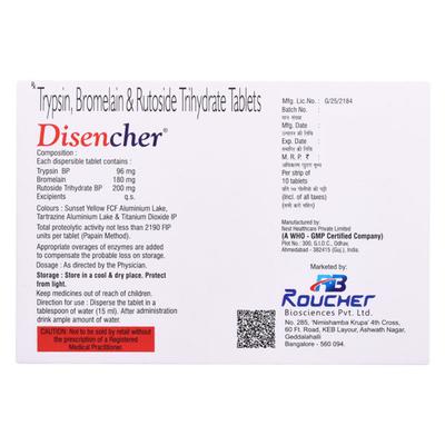 DISENCHER Tablet 10's - Pain relief-Ant