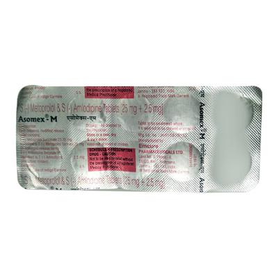 ASOMEX M Tablet 10's - Hypertension-Bet