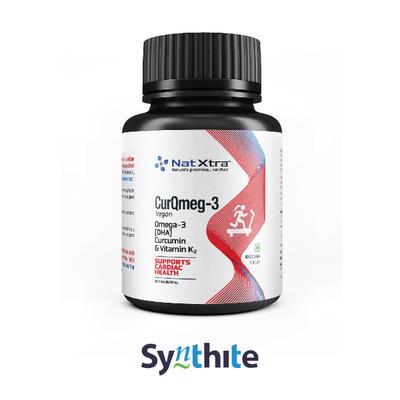 Natxtra CurQmeg-3 Vegan Capsule 60's - Herbal Dietary Supplement