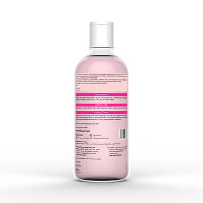 CGG Cosmetics Rose Water Micellar Cleansing Water 4 in 1 Skin Hydration Removing Makeup- for All Skin Types 300 ml - Face Wash & Cleansers