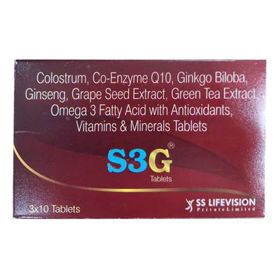 S3G Tablet 10's - Supplements-Sup