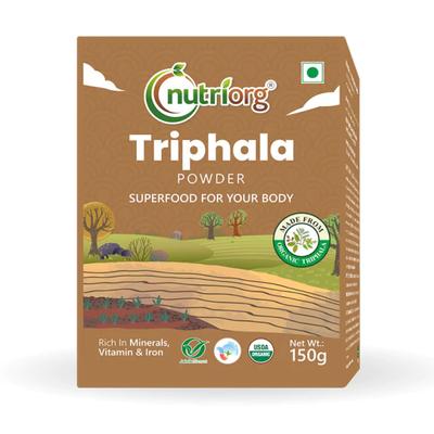 Nutriorg Organic Amla Powder 150 g (N) - Ayurvedic Juices