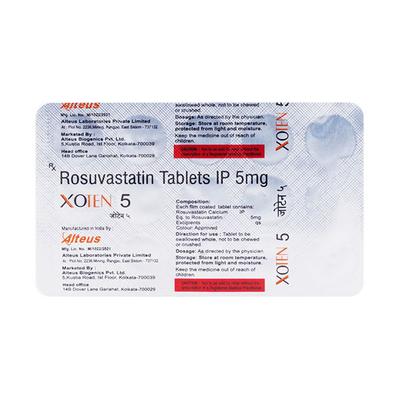 XOTEN 5mg Tablet 15's - High Cholesterol-Dys