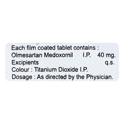 OLMEZON 40mg Tablet 10's - Hypertension-Ang