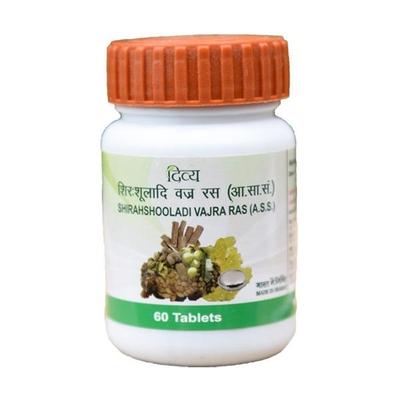 Patanjali Divya Shirahshooladi Vajra Ras Tablet 60's - Speciality Medicines