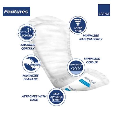 Abena Light Extra Plus Bladder Protection Pads 10's - Adult Diapers & Pads
