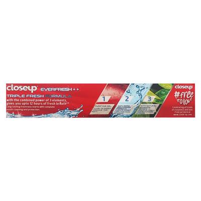 Closeup Ever Fresh++ Triple Fresh Formula Red Hot ToothPaste 150 gm - Toothpaste