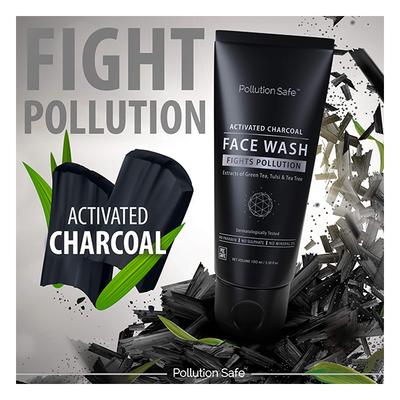 Pee Safe Pollution Safe Face Wash - Activated Charcoal 100 ml - Face Wash & Cleansers