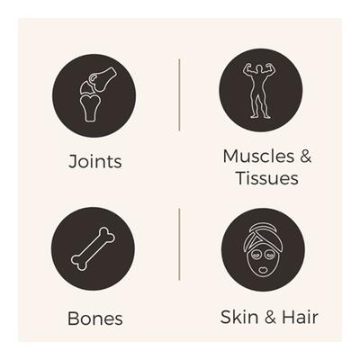 INJA Fit Collagen Powder - Coffee Flavour 250 gm - Hair & Skin