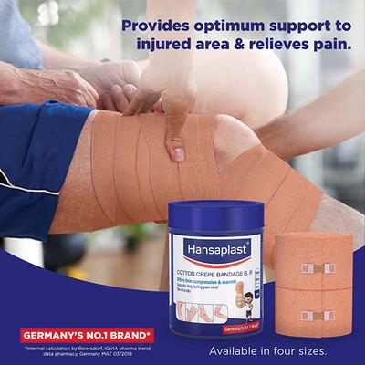 Hansaplast Cotton Crepe Bandage B.P. (15 cm x 4 m) - Bandages & Dressings